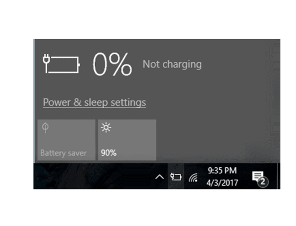 Check Laptop battery problems