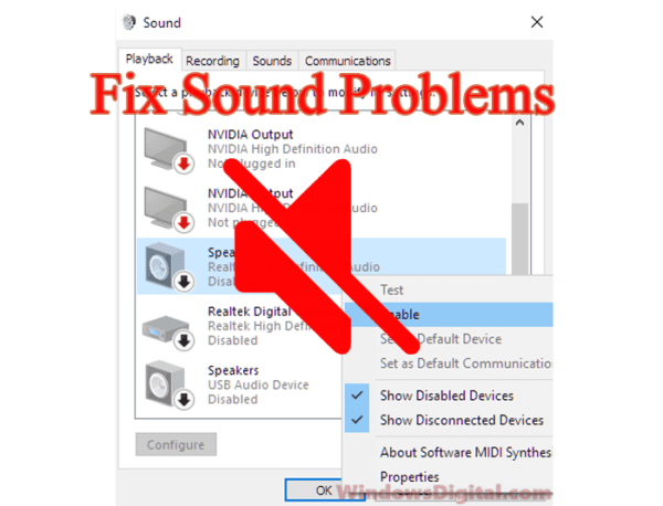 Sound-Audio problems