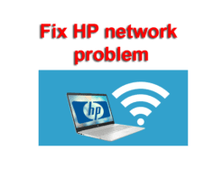 fix hp network problem