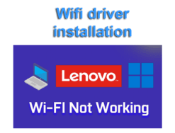 lenovo wifi installation